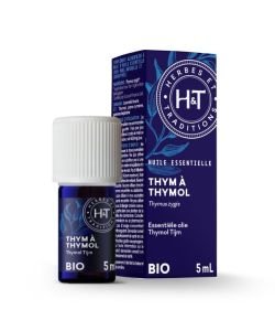 THYM À THYMOL (Sommité fleurie) Thymus zygis BIO, 5&nbsp;ml